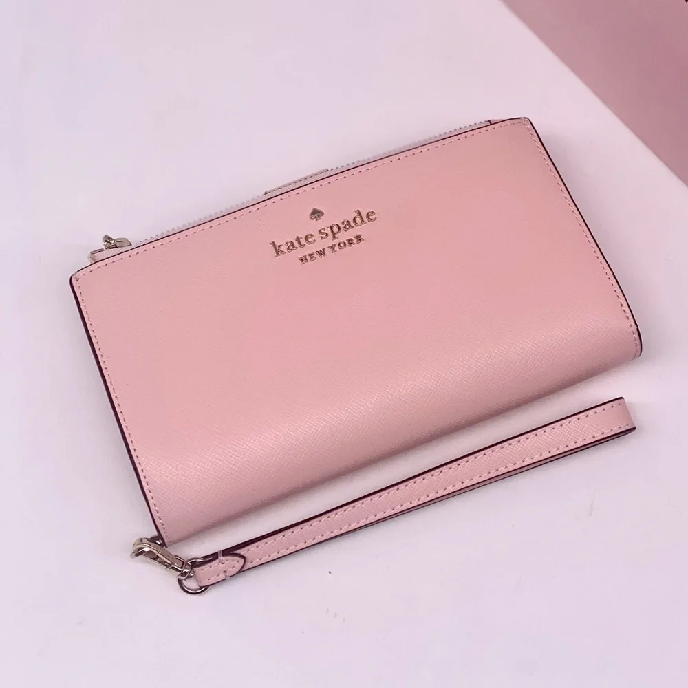 Kate Spade Staci Phone Wallet Wristlet Pink